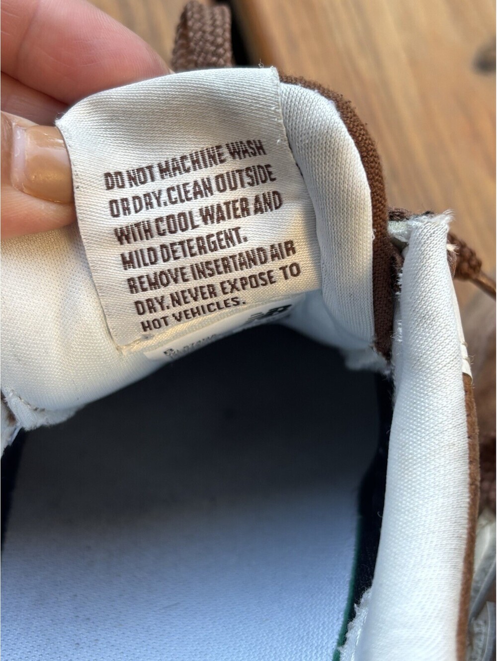 New Balance 574 True Brown Classics Suede Women Size 7 - Picture 6 of 9
